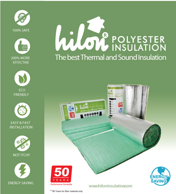 Insulasi Atap dan dinding Peredam Panas dan suara Harga Murah - Hiloninsulation